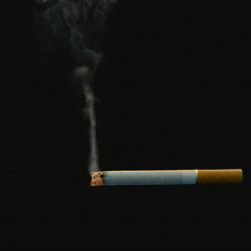 Cigarette with smoke simulation preview image